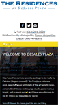 Mobile Screenshot of desalesplazaapts.com